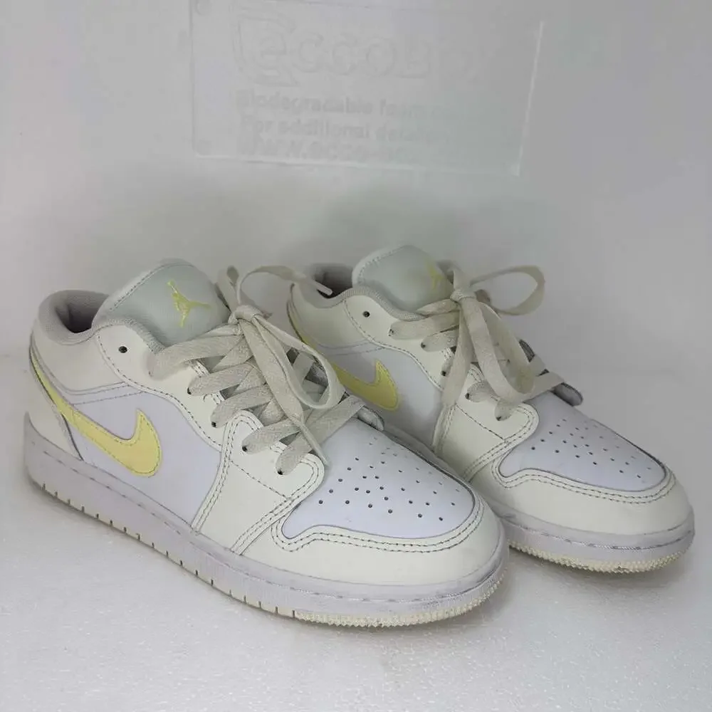 Nike Air Jordan 1 Low GS 'Sail Light Laser Orange' (FV8486-181)